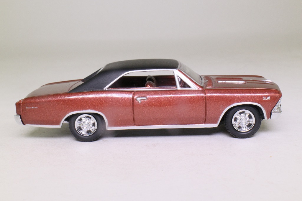 Matchbox Collectibles YMC08; 1966 Chevrolet Chevelle SS 396; Metallic Cranberry, Black Top